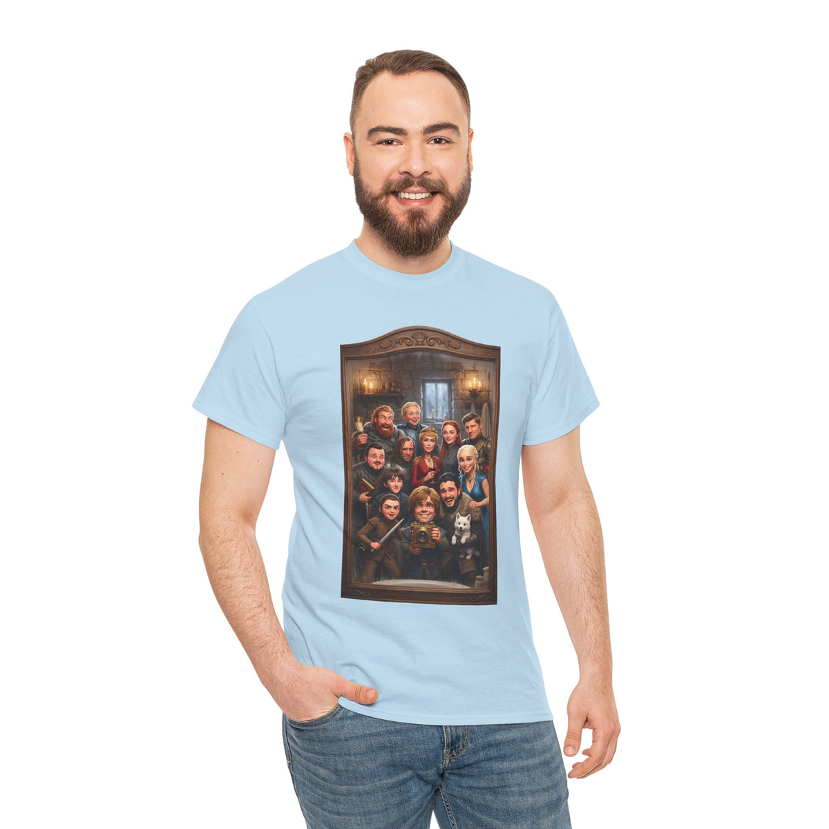 Game of Thrones Cast Portrait Inspired Cotton T-Shirt
