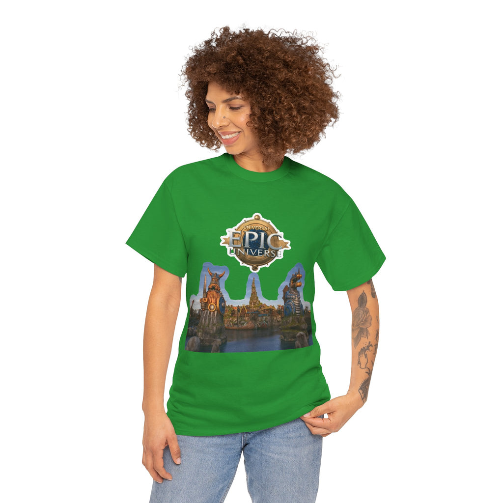 Epic Universe Theme Park T‑Shirt — Iconic Entrance Graphic Tee