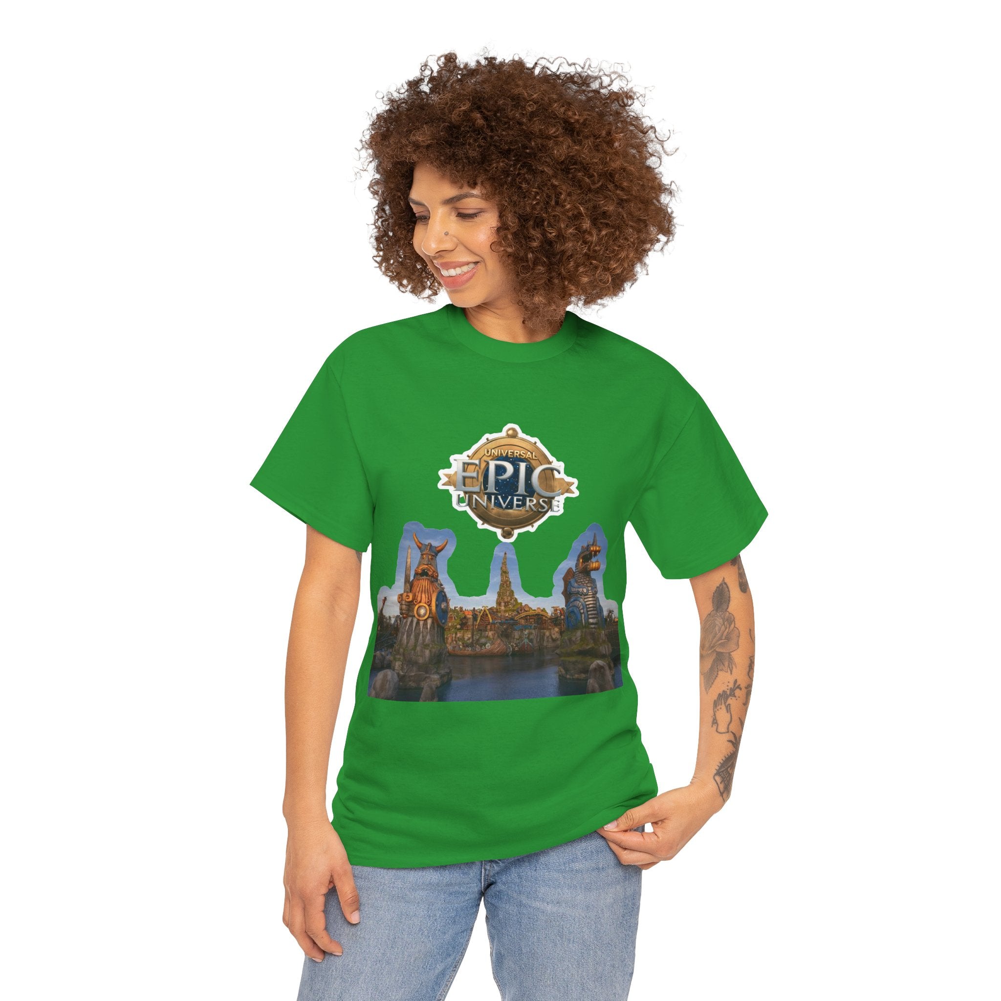 Epic Universe Theme Park T‑Shirt — Iconic Entrance Graphic Tee