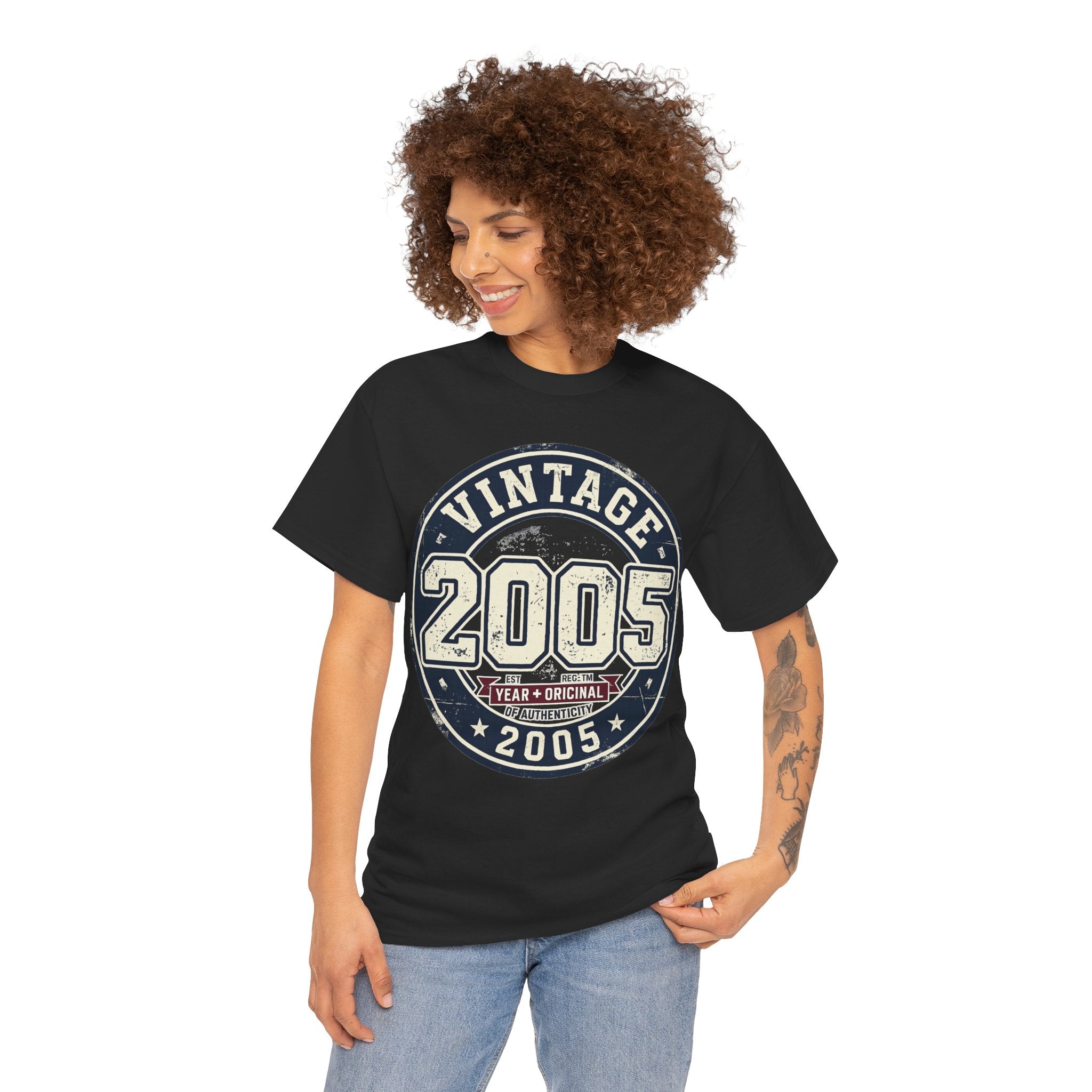 Vintage 2005 T-Shirt — Retro Birth Year Graphic Tee