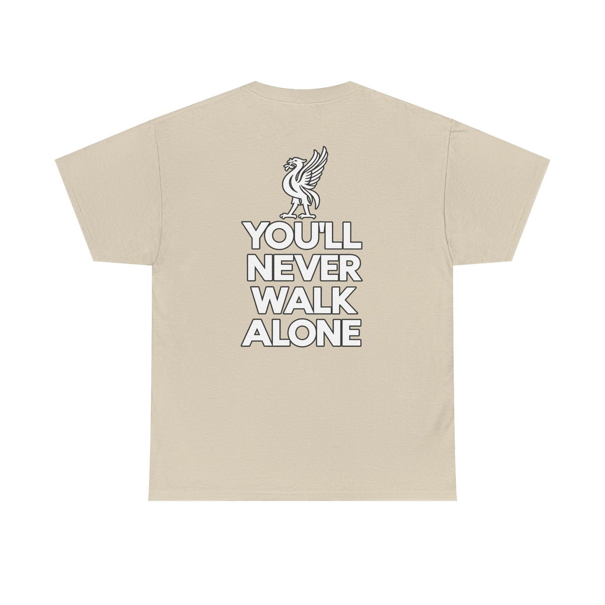You'll Never Walk Alone T‑Shirt — Liverpool FC Crest Cotton Tee