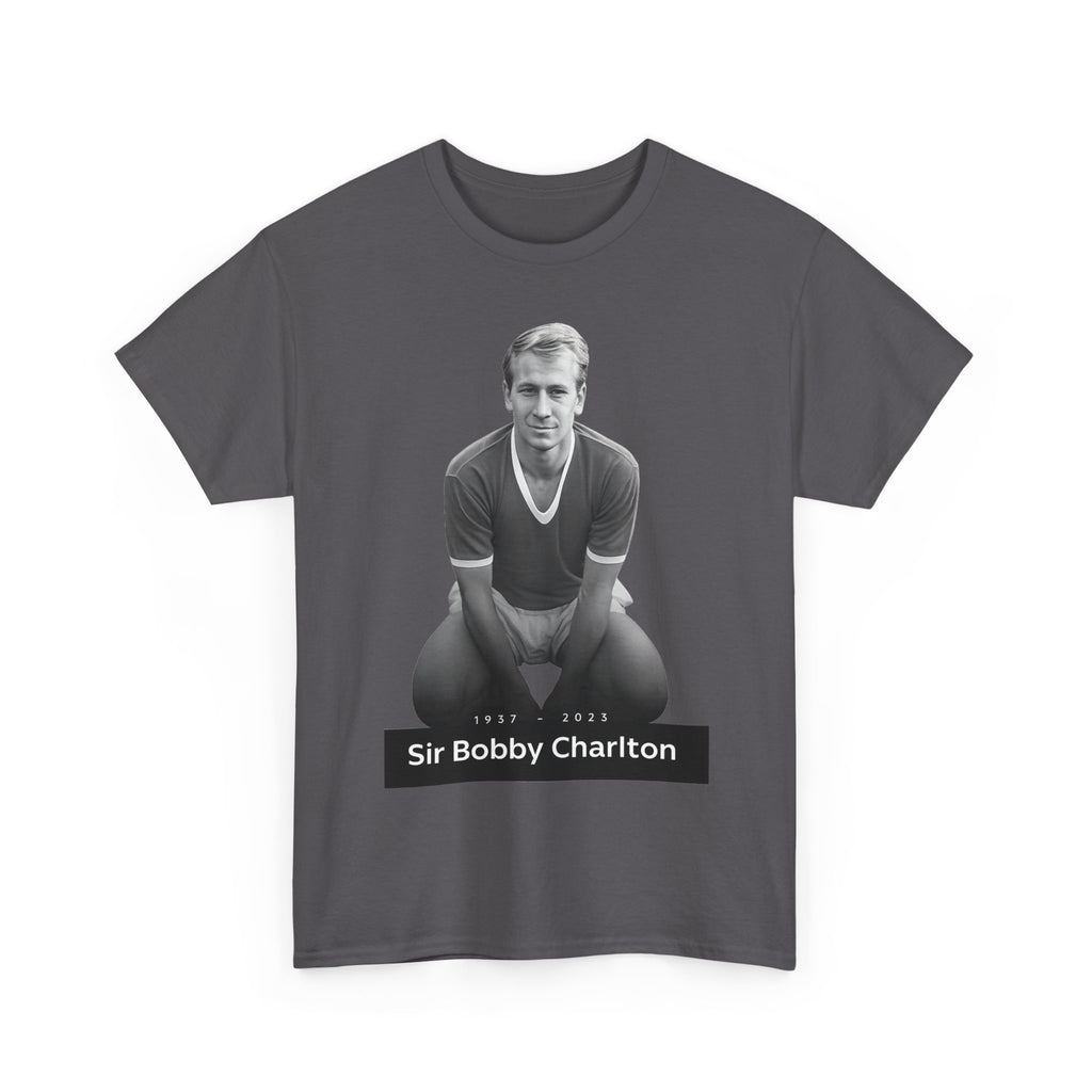 Sir Bobby Charlton Football Legend Cotton T‑Shirt