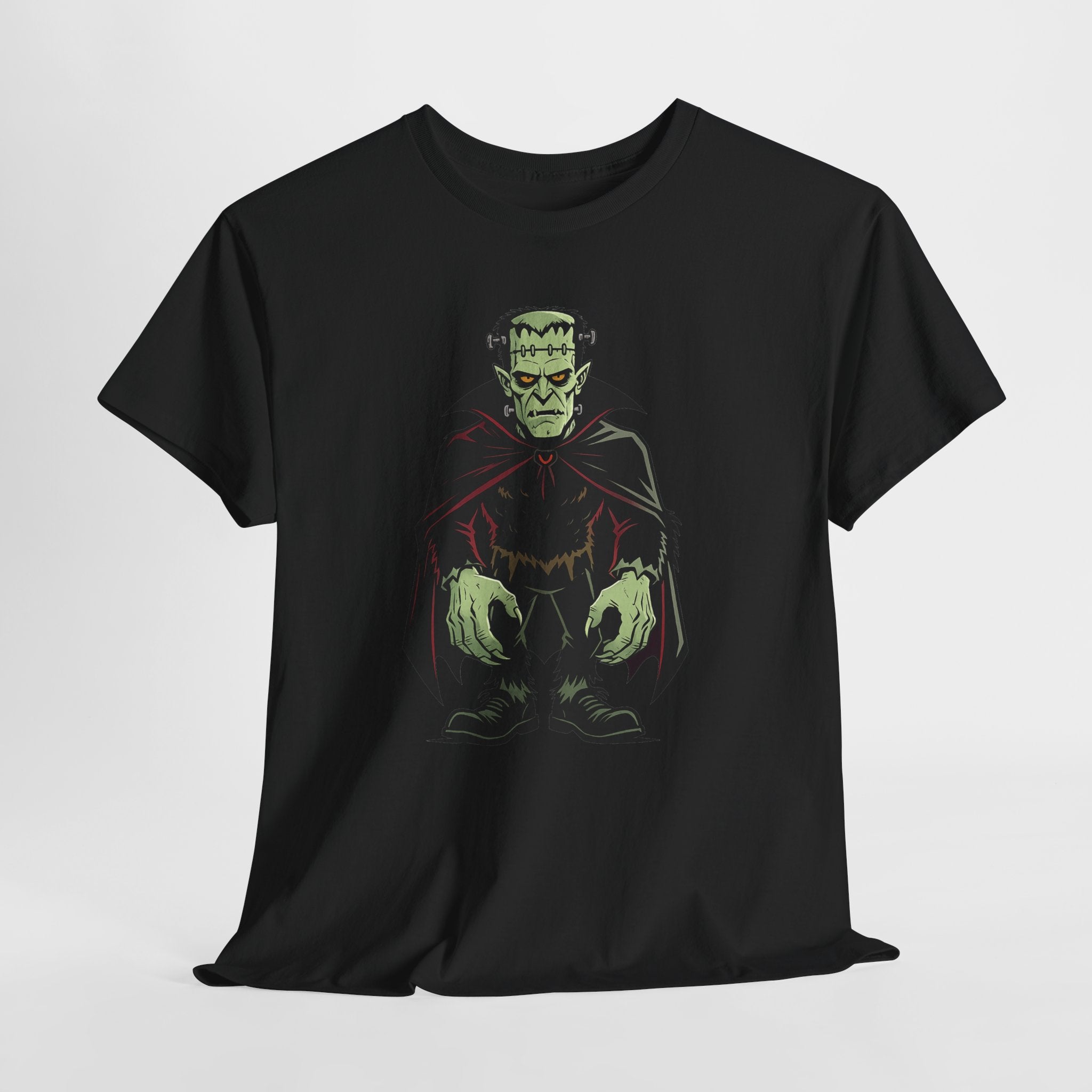 Frankenstein Monster Tee — Vintage Gothic Halloween Graphic T-Shirt