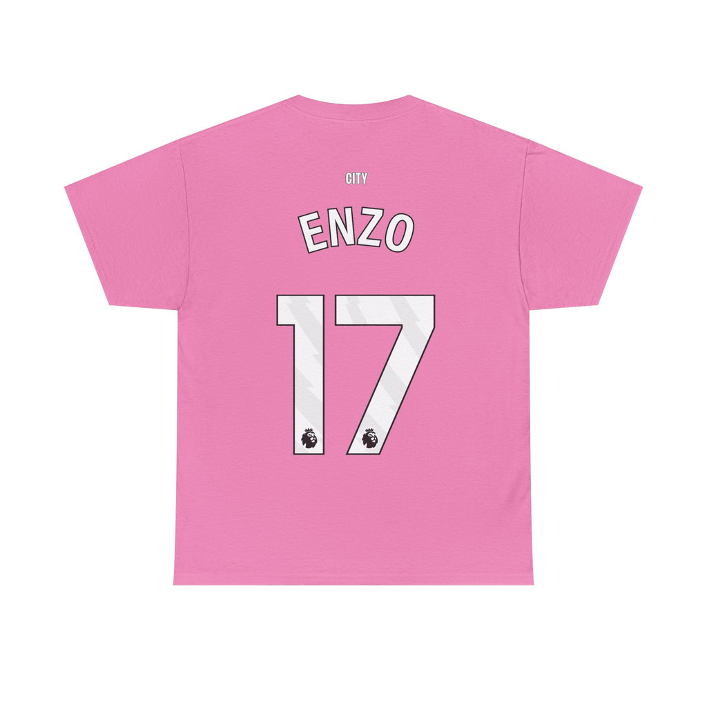 Enzo Fernandez Manchester City Inspired Cotton T-Shirt