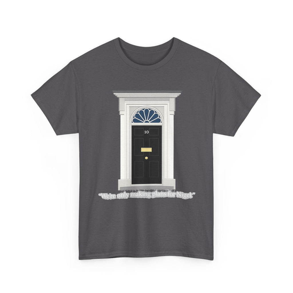 Doorway Graphic Tee — 'With Only a Knocking, who will be Might?' Black T‑Shirt
