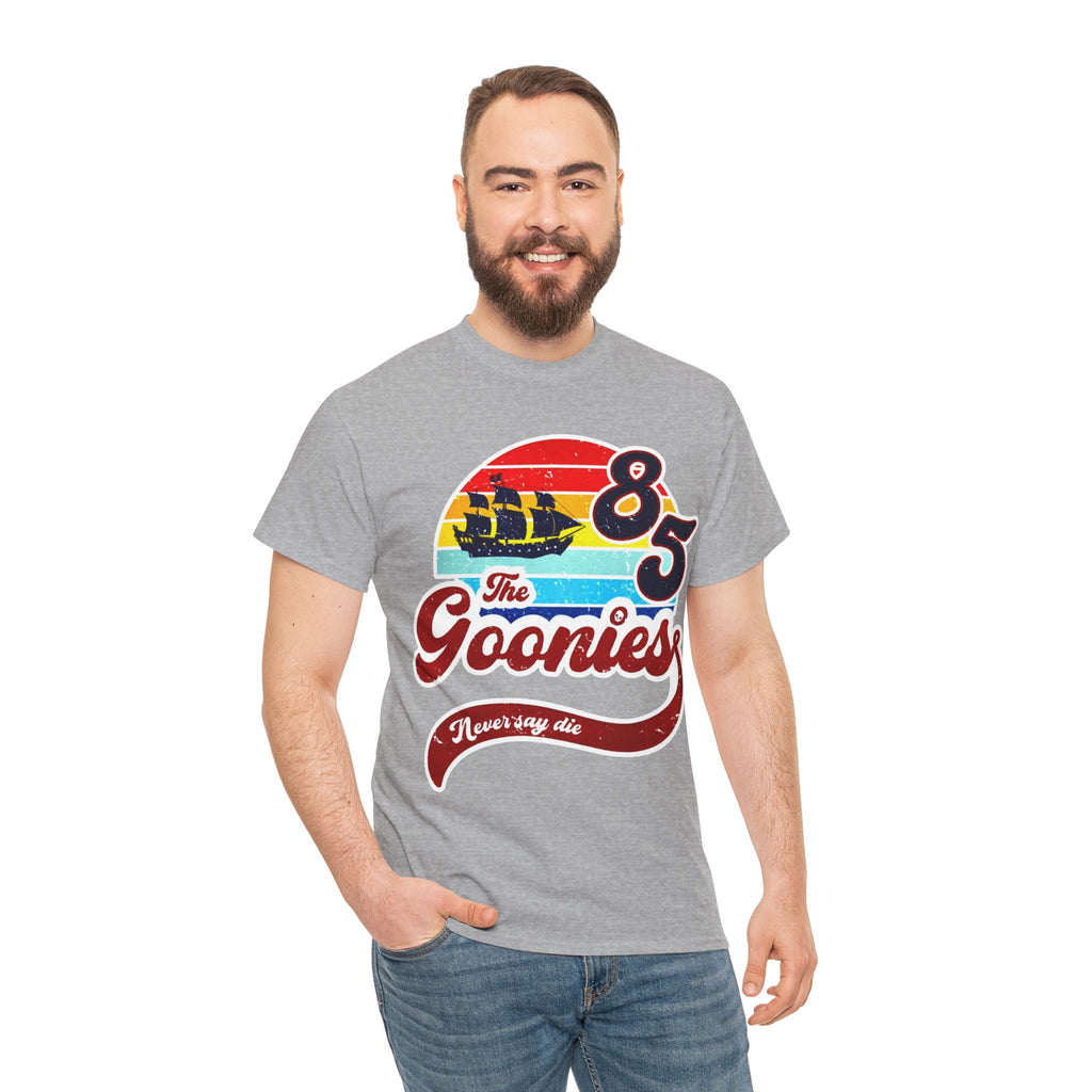 The Goonies '85 Retro Ship T-Shirt — Never Say Die Vintage Tee