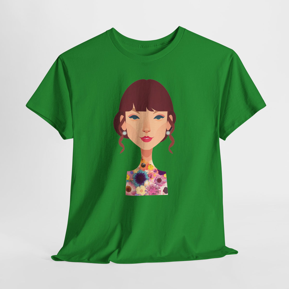 T Swift Illustration Cotton T-Shirt