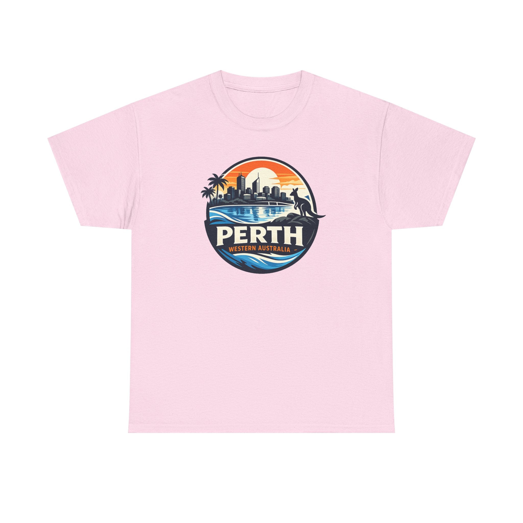 Perth Sunset Graphic Tee — Western Australia Beach Skyline T-Shirt