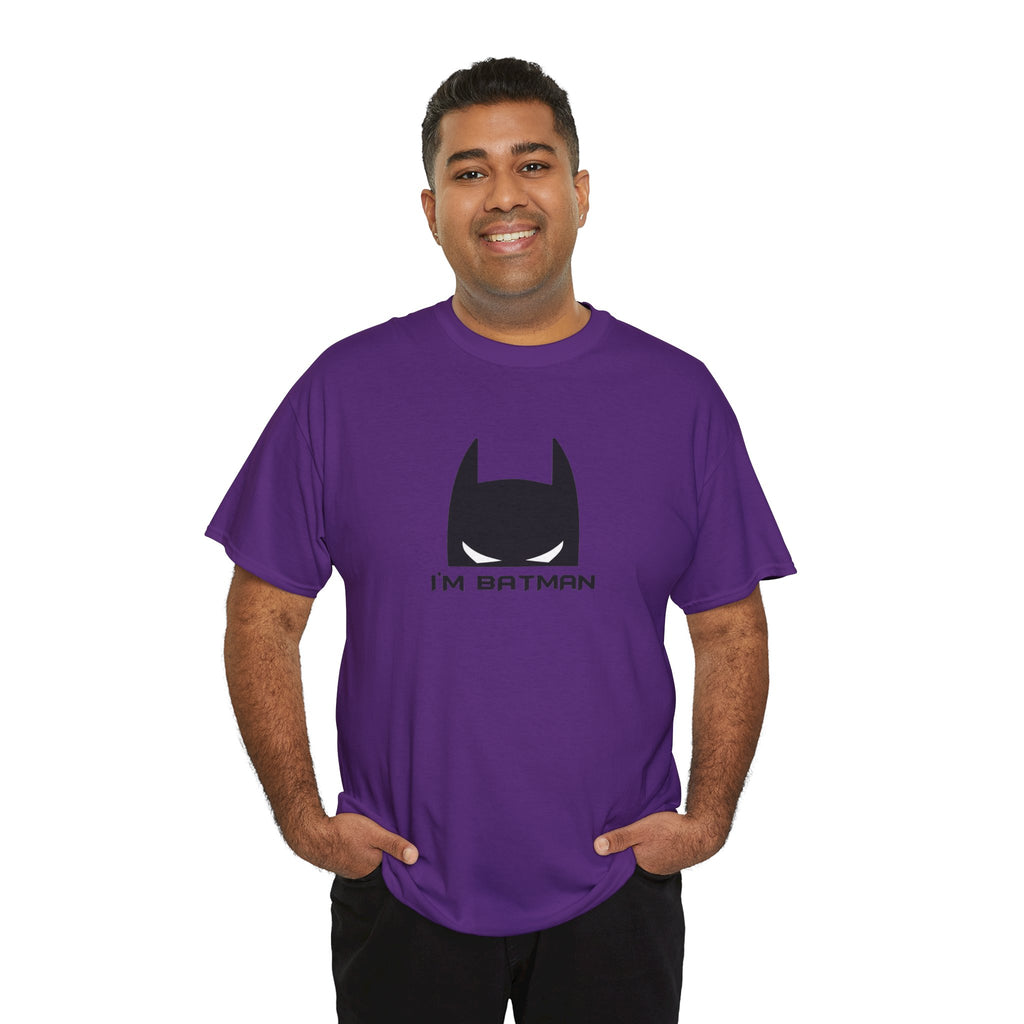 I'm Batman Graphic Tee — Funny Superhero Mask T-Shirt