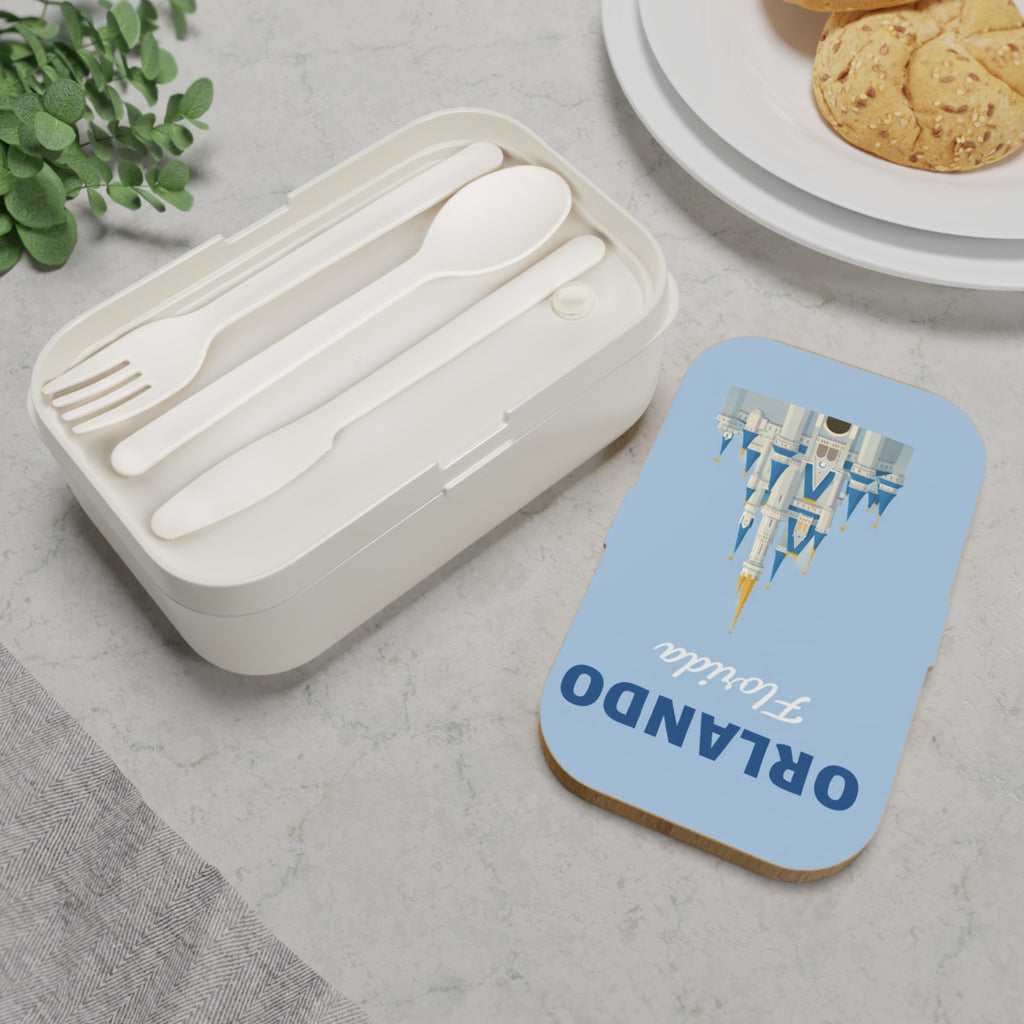 Orlando Castle Bento Lunch Box — Florida Theme Travel Lunchbox