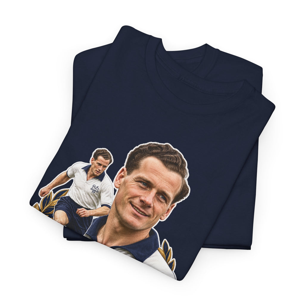 Sir Tom Finney Tribute T-Shirt – Vintage Preston North End & England Football Tee