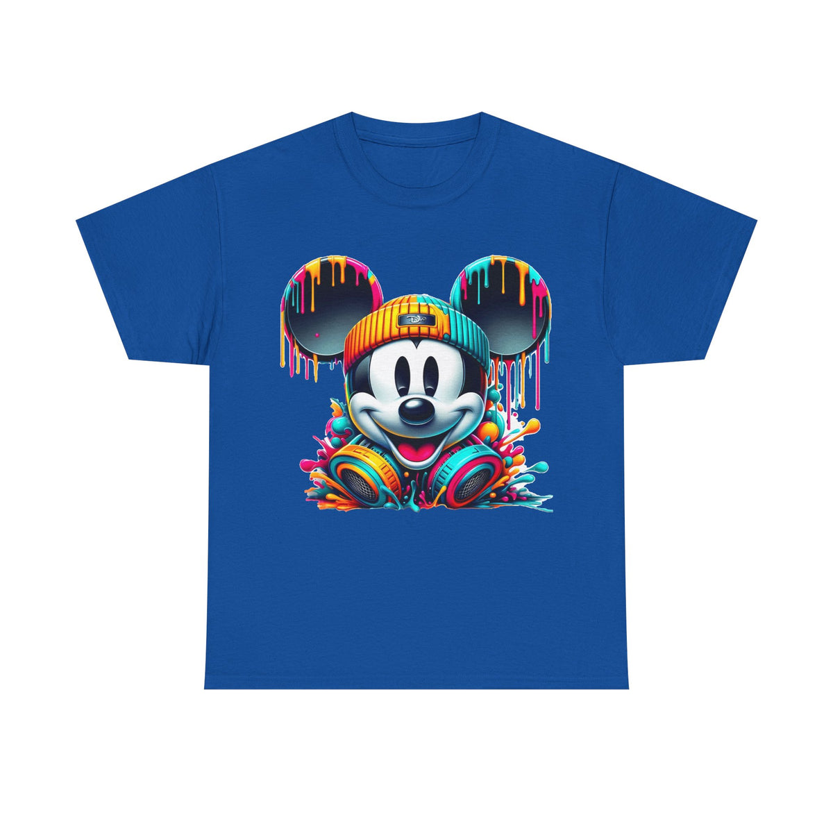Mickey Graphic Tee — Colorful Street Art Mouse Character T-Shirt