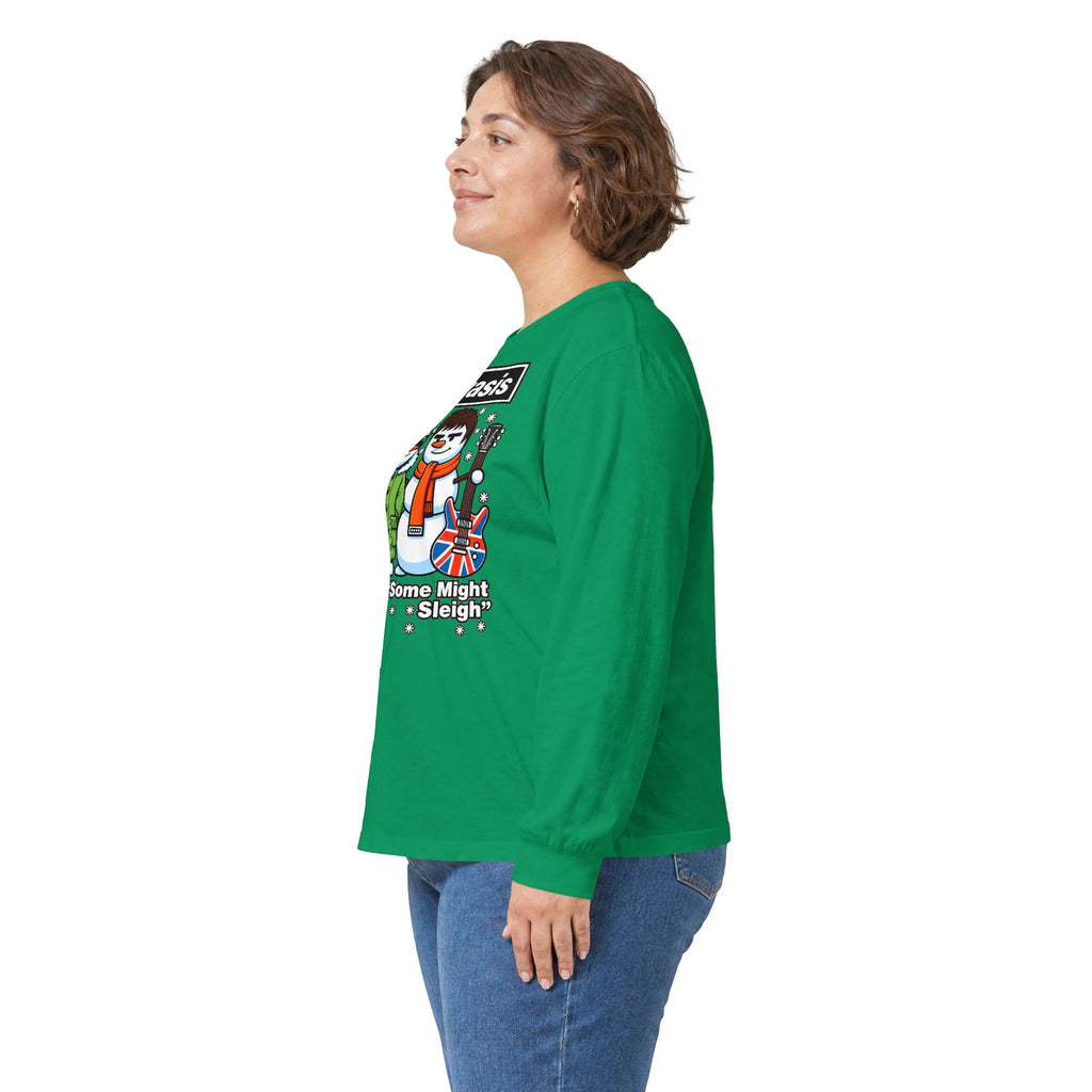 Snowasis Snowman Long Sleeve Tee — 'Some Nights, Some Slights' Holiday Shirt #Oasis Inspired