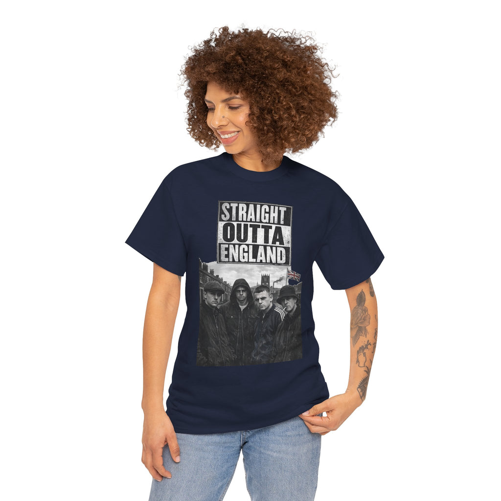 Straight Outta England T-Shirt — Retro Band Photo Tee