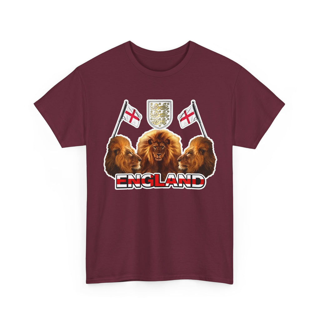England 3 Lions Cotton Crest T-Shirt