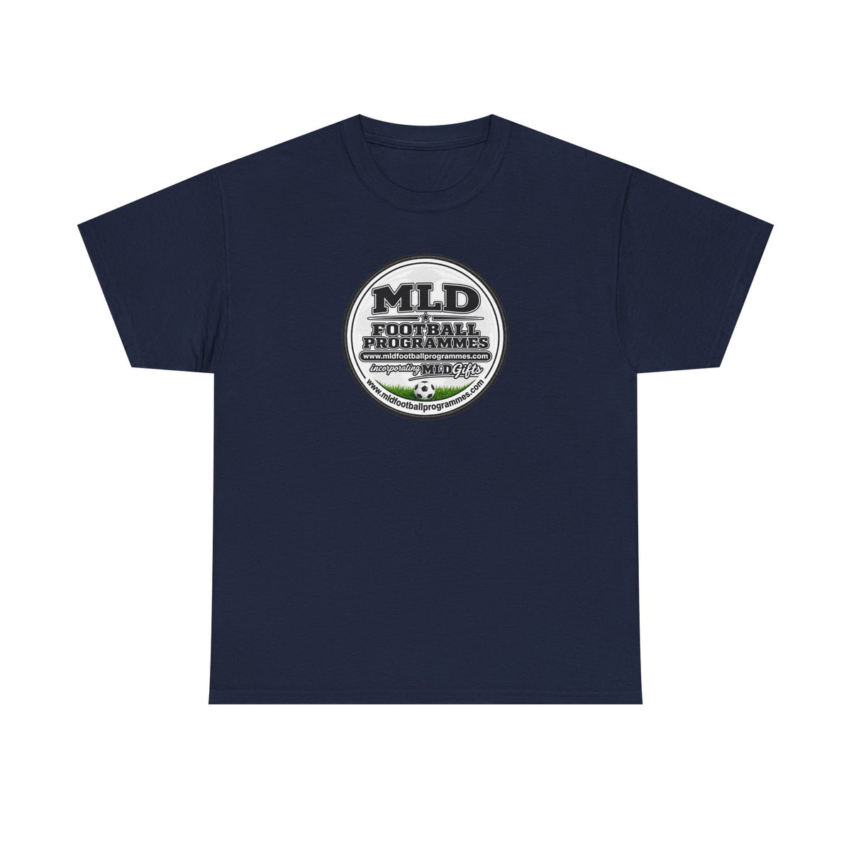 MLD Football Programmes Vintage Logo Cotton T-Shirt