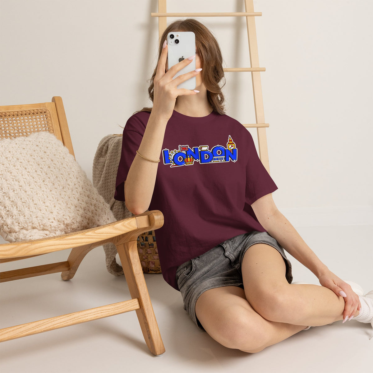London Cityscape Tee — Illustrated London Landmarks Shirt