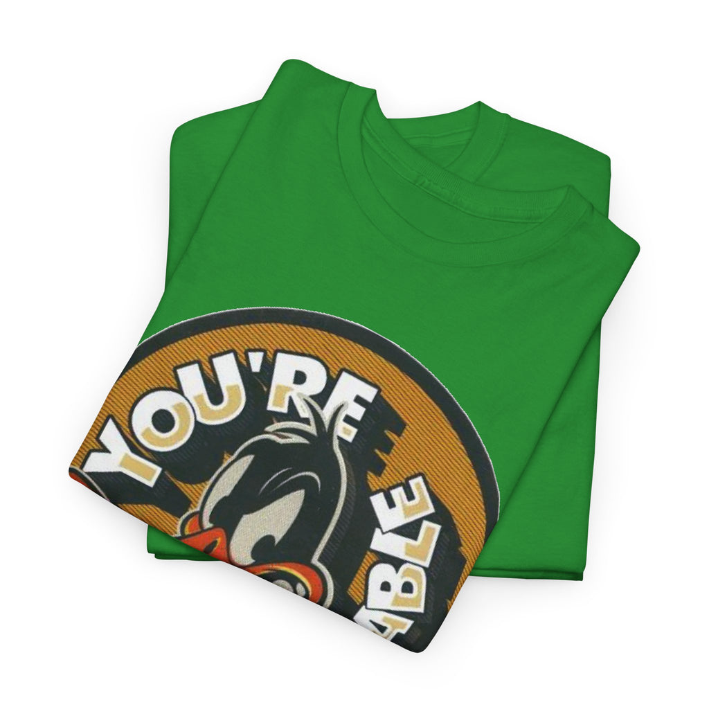 Vintage Daffy Duck Graphic Tee — “You're Despicable” Retro Cartoon Shirt