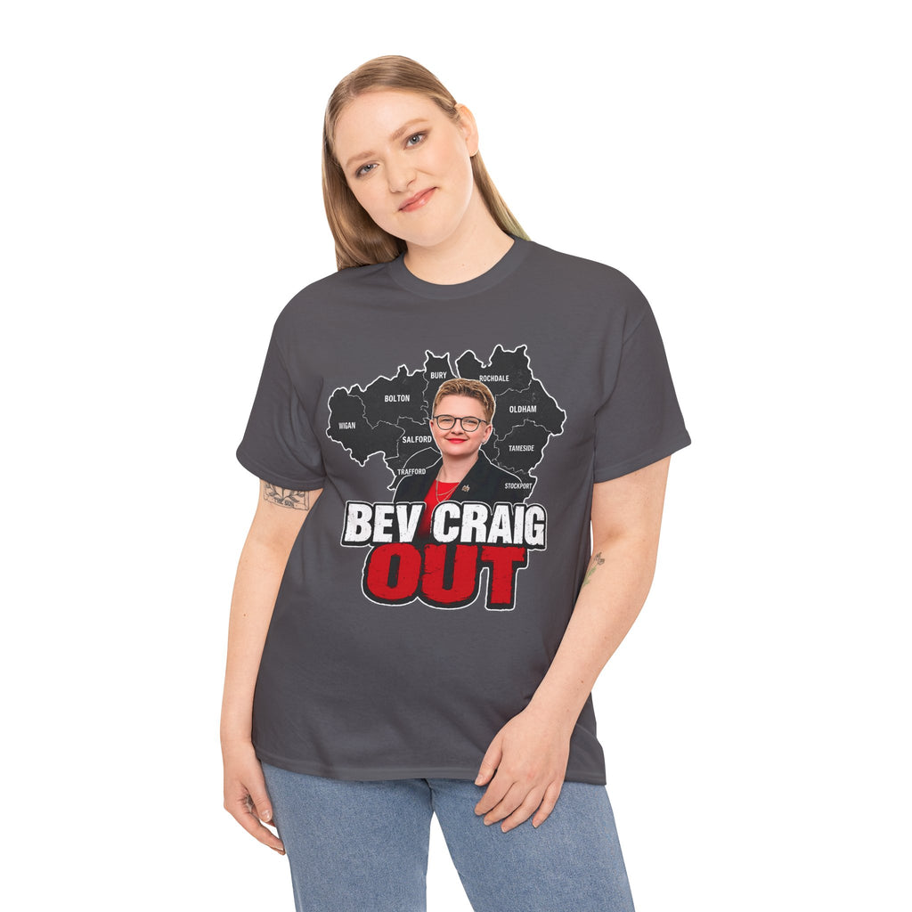 Bev Craig Out Greater Manchester Mayor Tee / T-Shirt