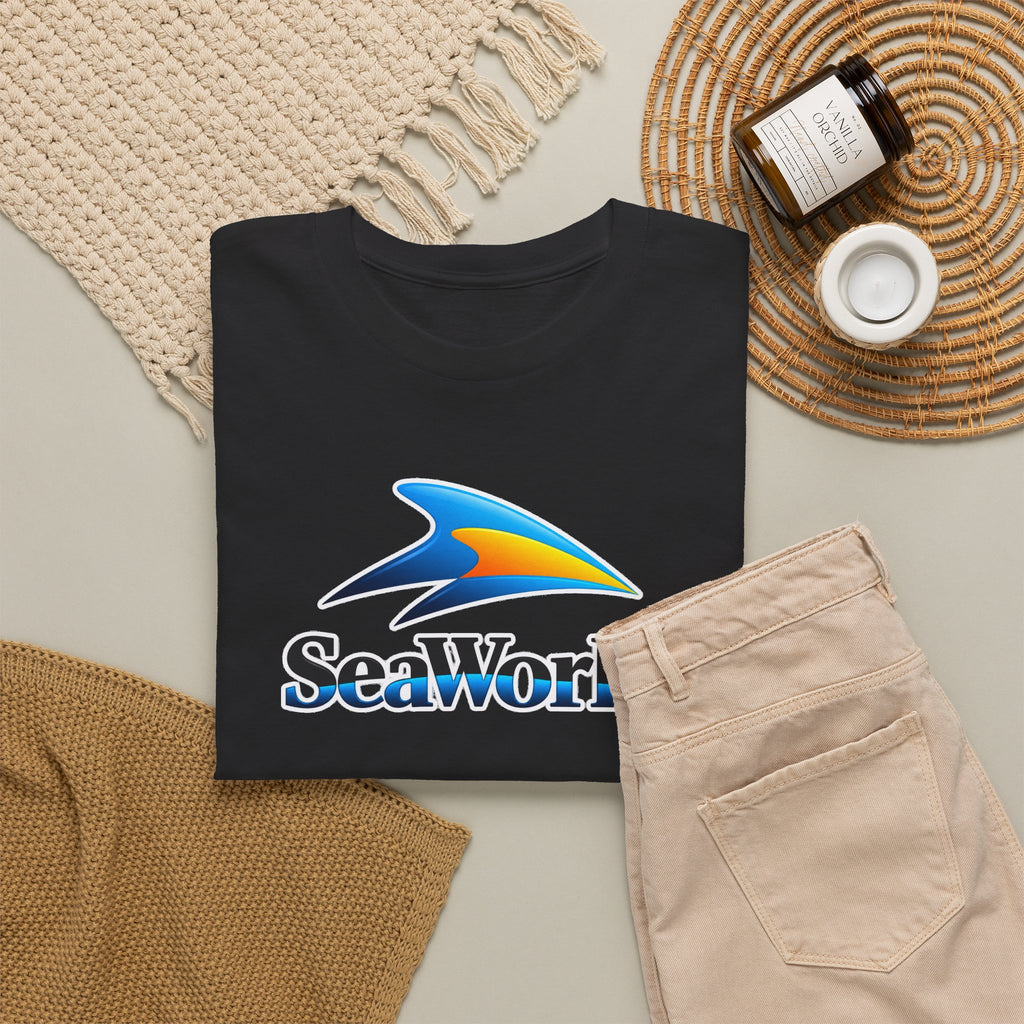 SeaWorld Logo T-Shirt — Classic Ocean Theme Tee