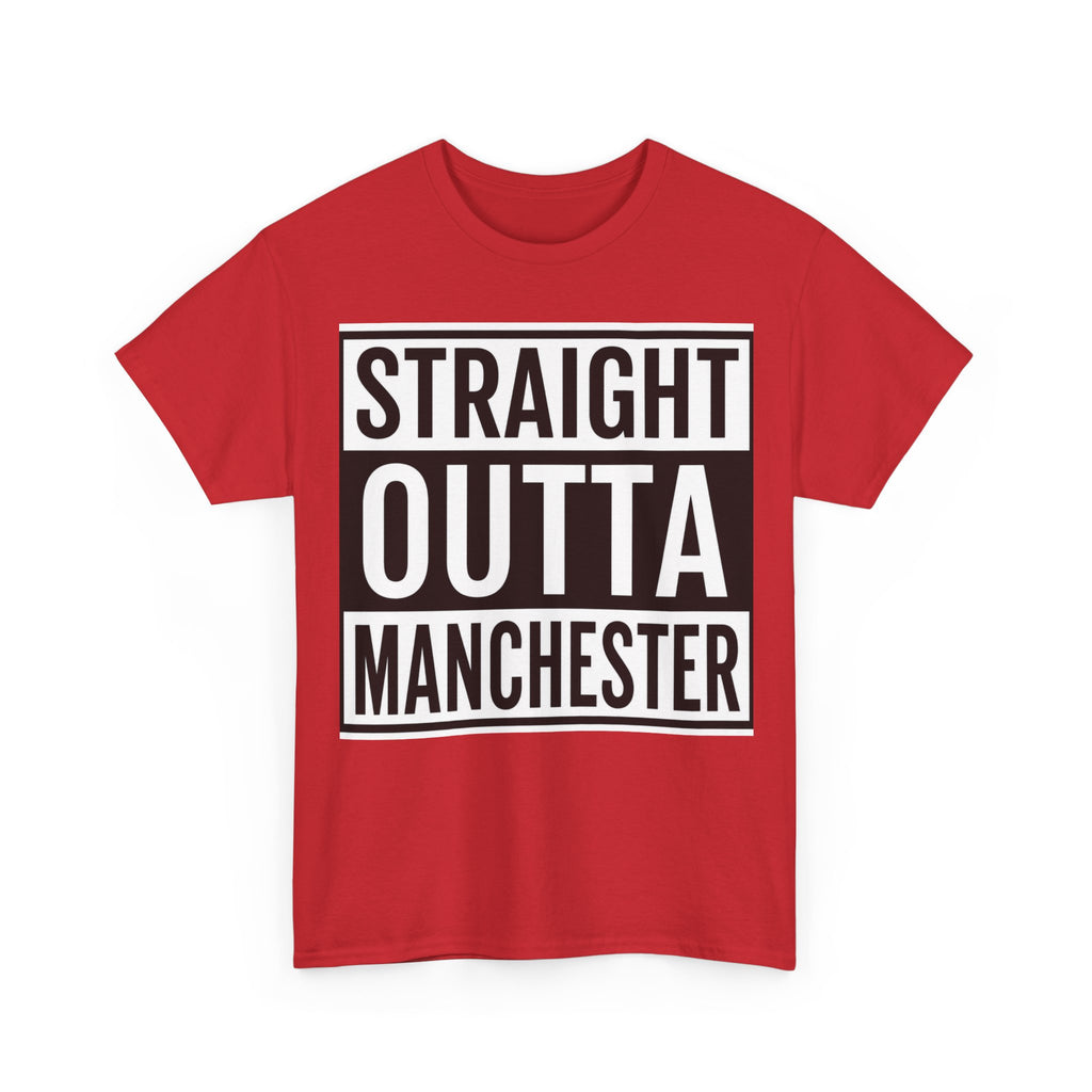 Straight Outta Manchester T-Shirt — Bold City Pride Tee