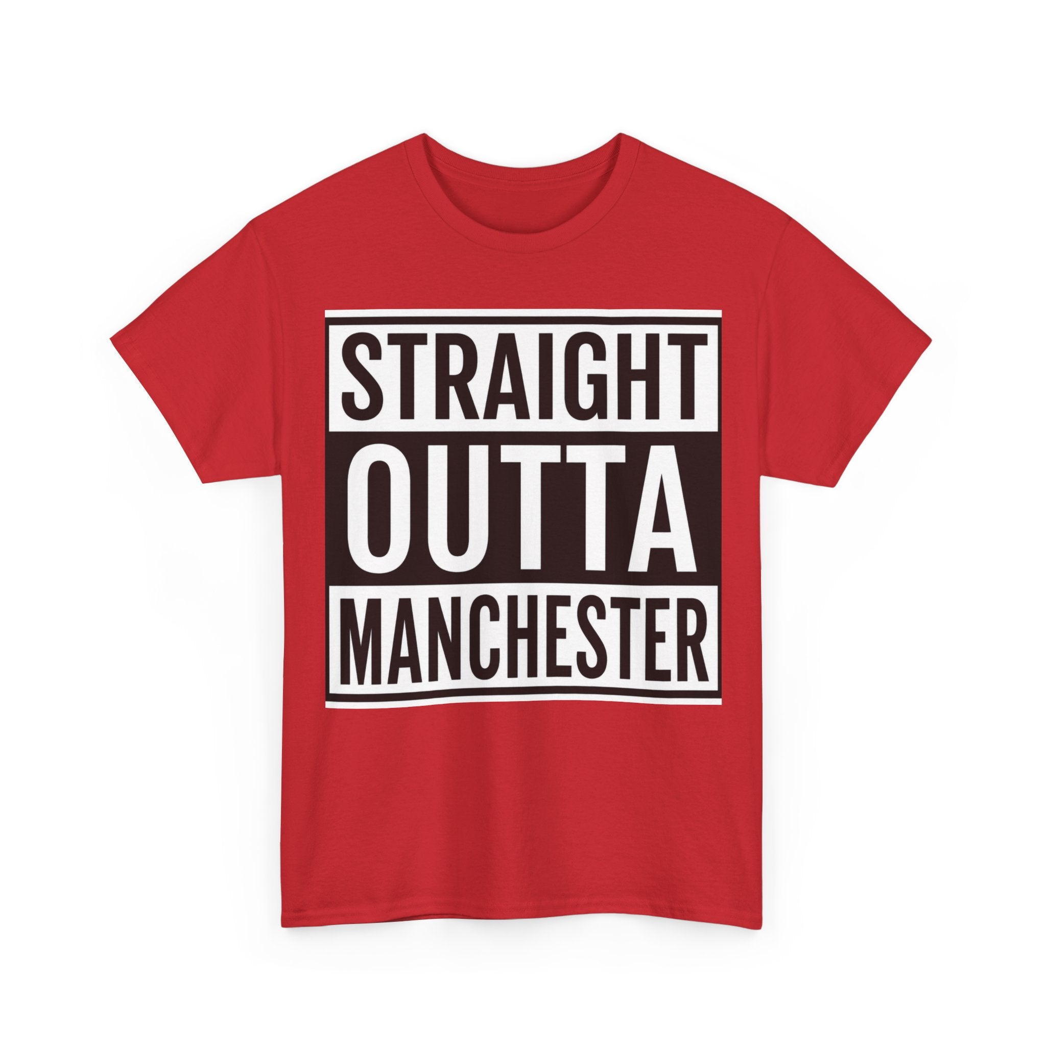 Straight Outta Manchester T-Shirt — Bold City Pride Tee