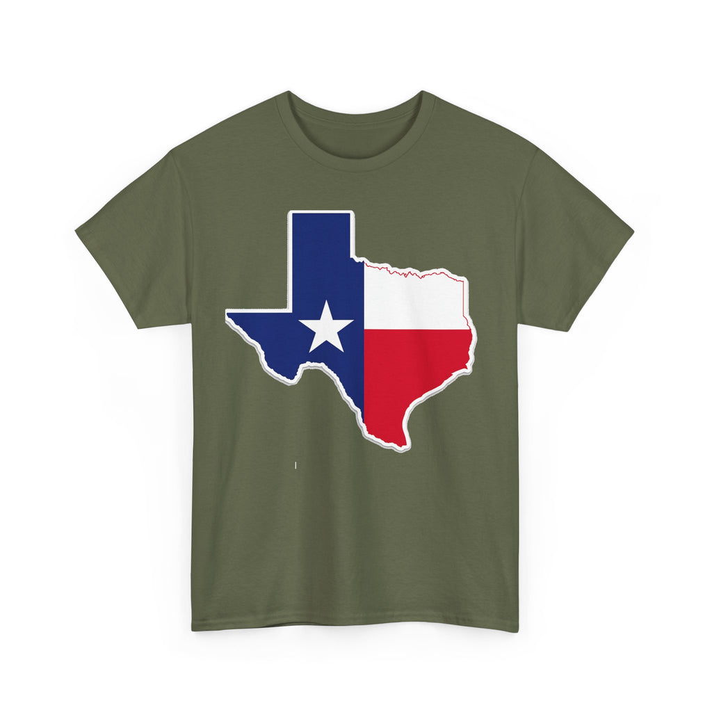 Texas Flag Outline T-Shirt — Lone Star State Pride Tee