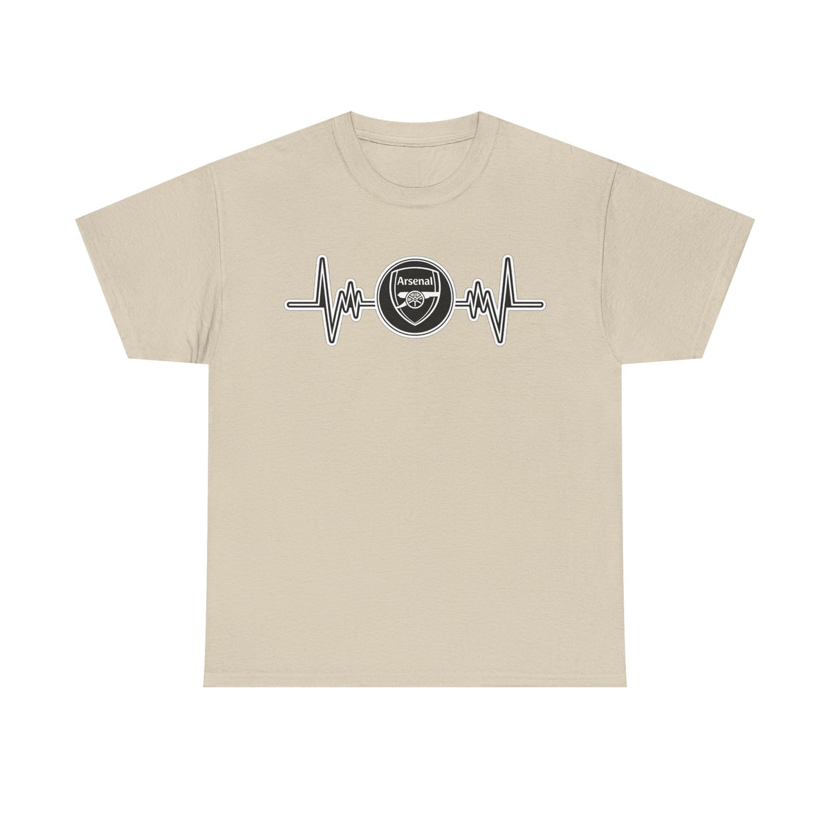 Arsenal Heartbeat T-Shirt — Premier League Fans’ Cotton Tee