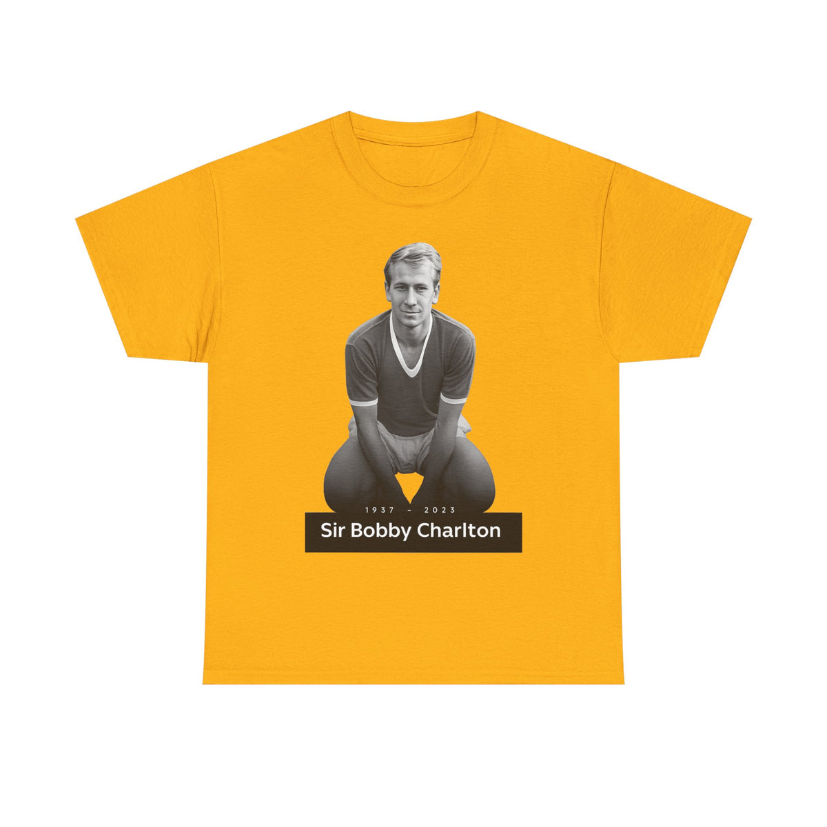 Sir Bobby Charlton Football Legend Cotton T‑Shirt