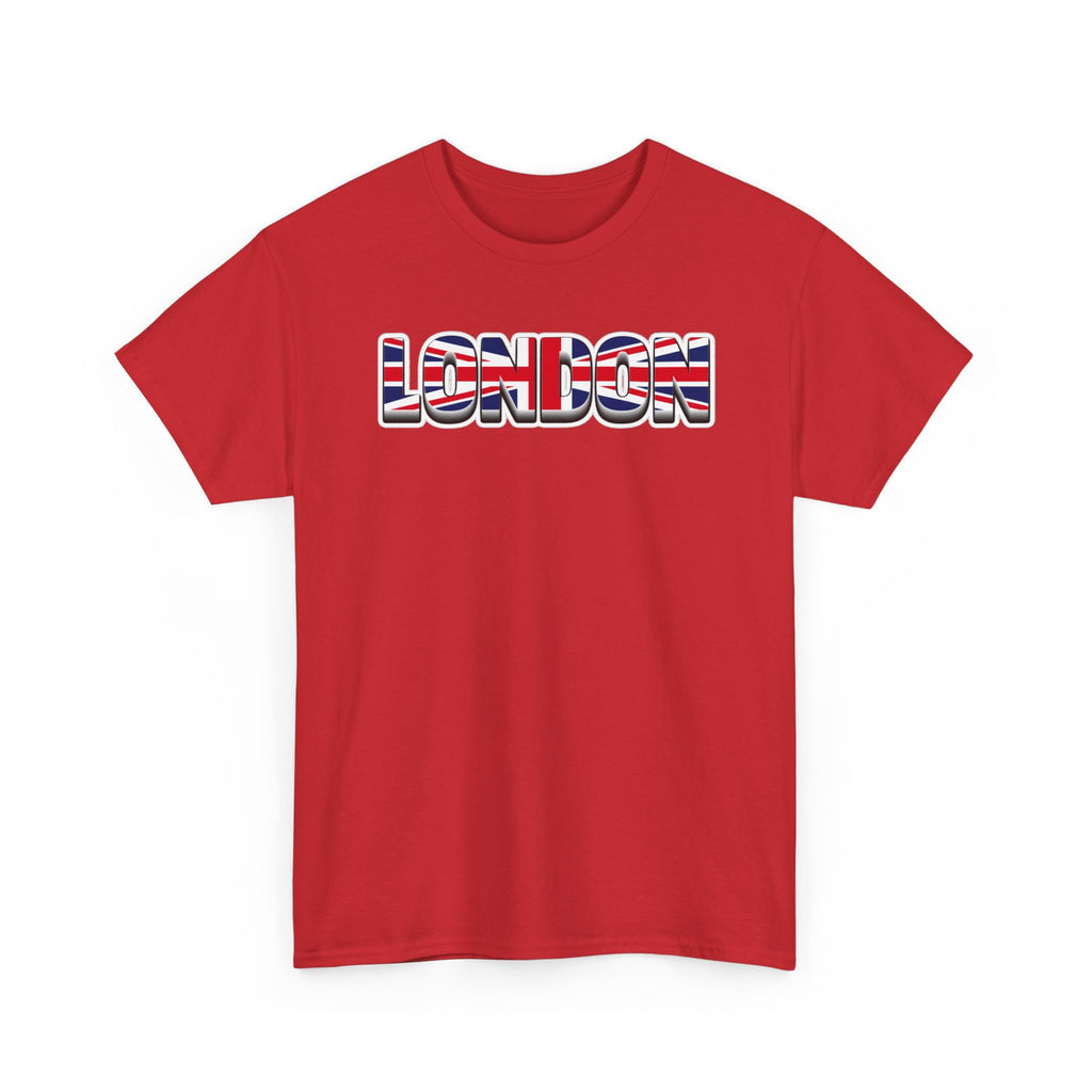 London Union Jack Graphic Tee — Bold UK Travel T-Shirt