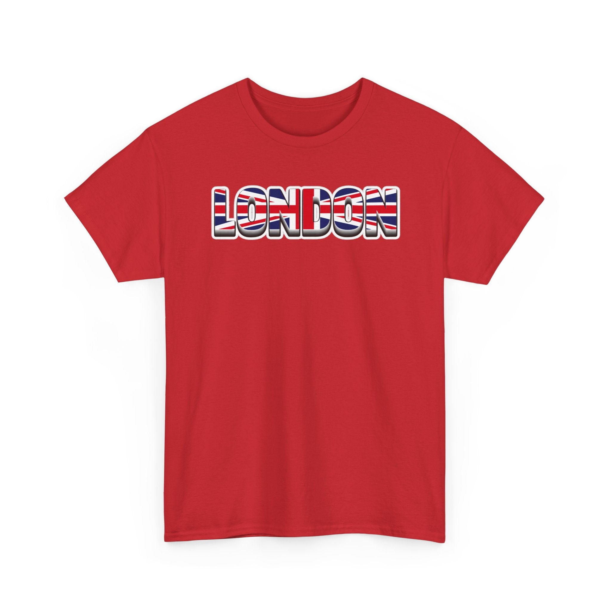 London Union Jack Graphic Tee — Bold UK Travel T-Shirt