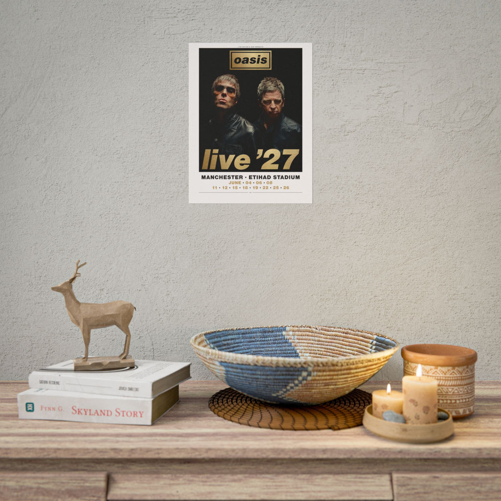 Oasis Live '27 Inspired Tour Poster