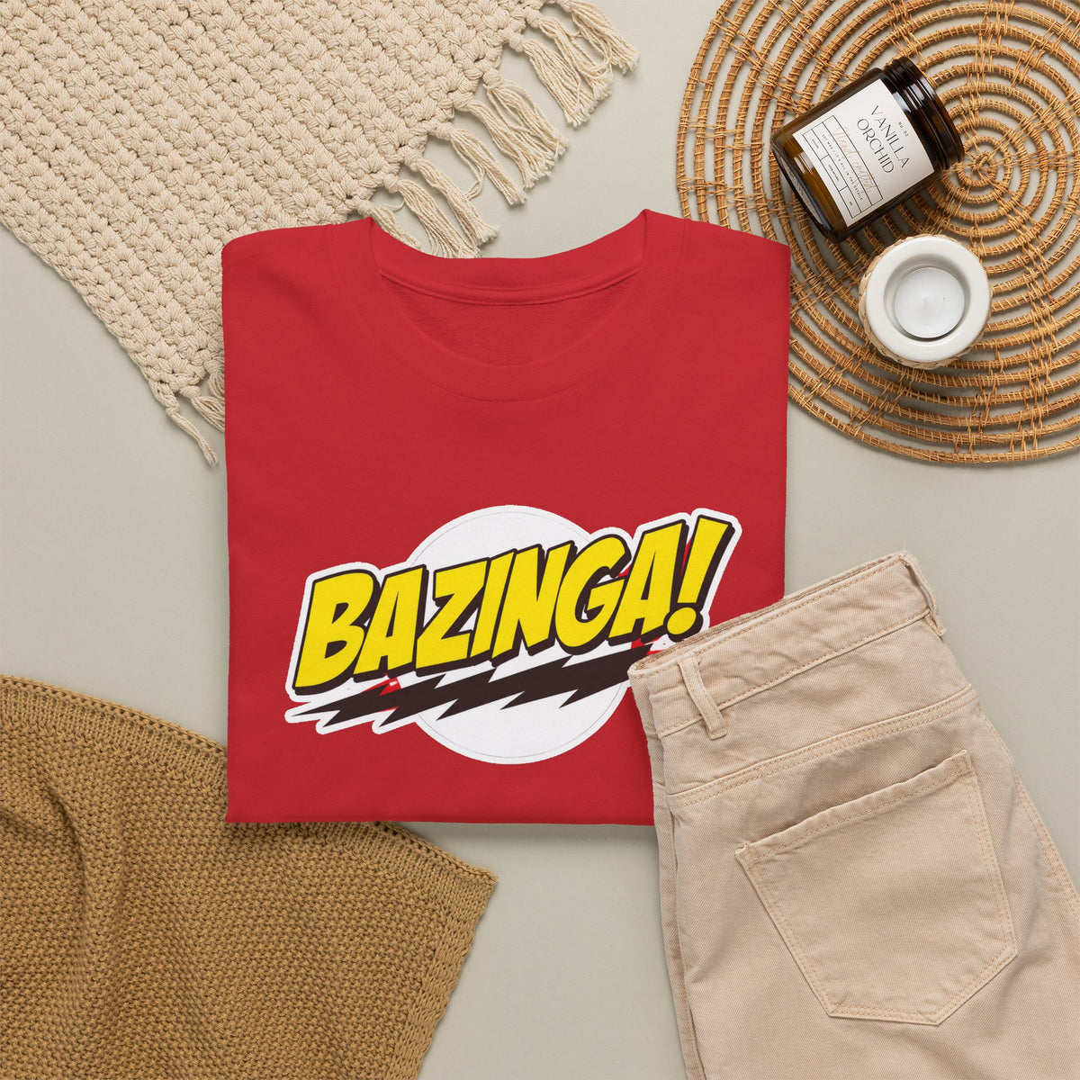 Bazinga! Graphic Cotton T-Shirt