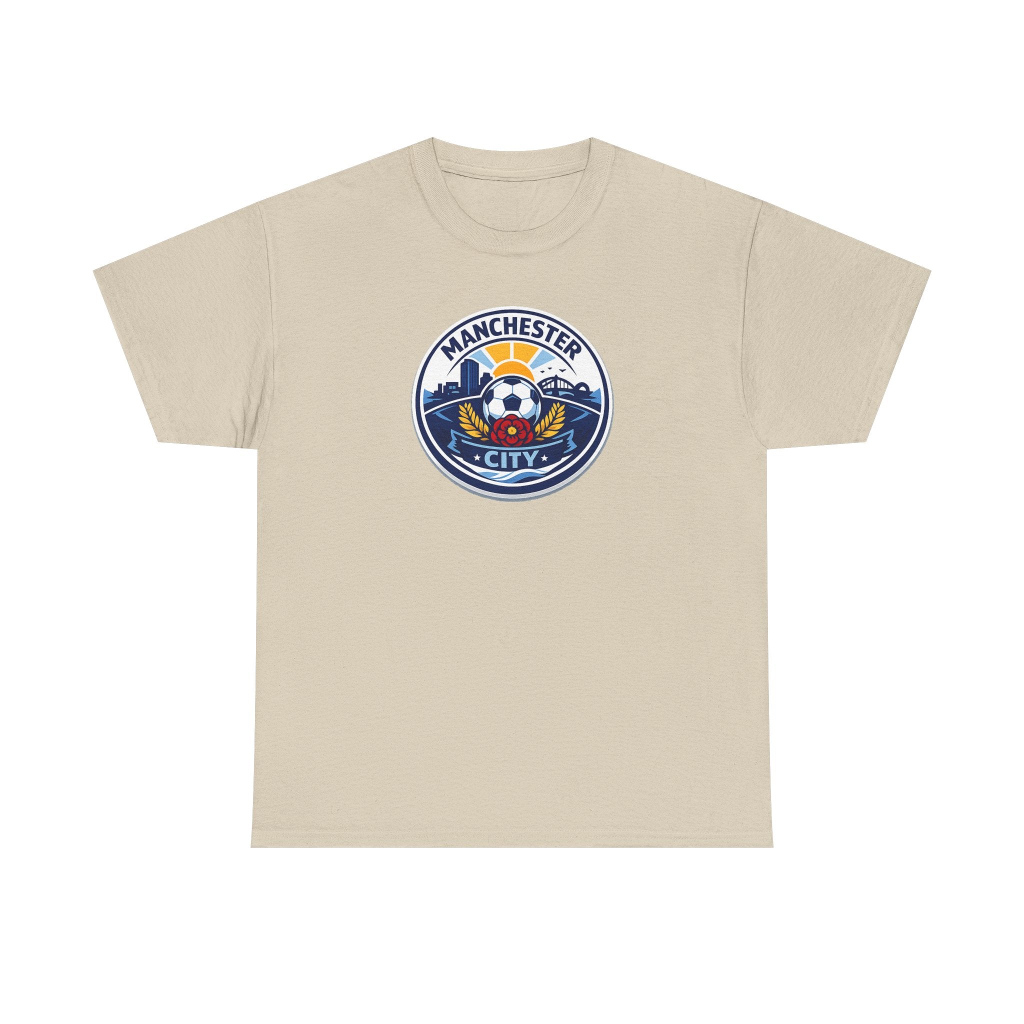 Manchester City Crest T-Shirt — Soccer Fan Tee