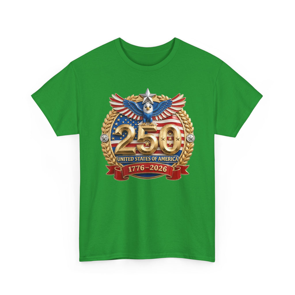 250th USA Anniversary T-Shirt – 1776–2026 Patriotic Eagle Emblem Tee