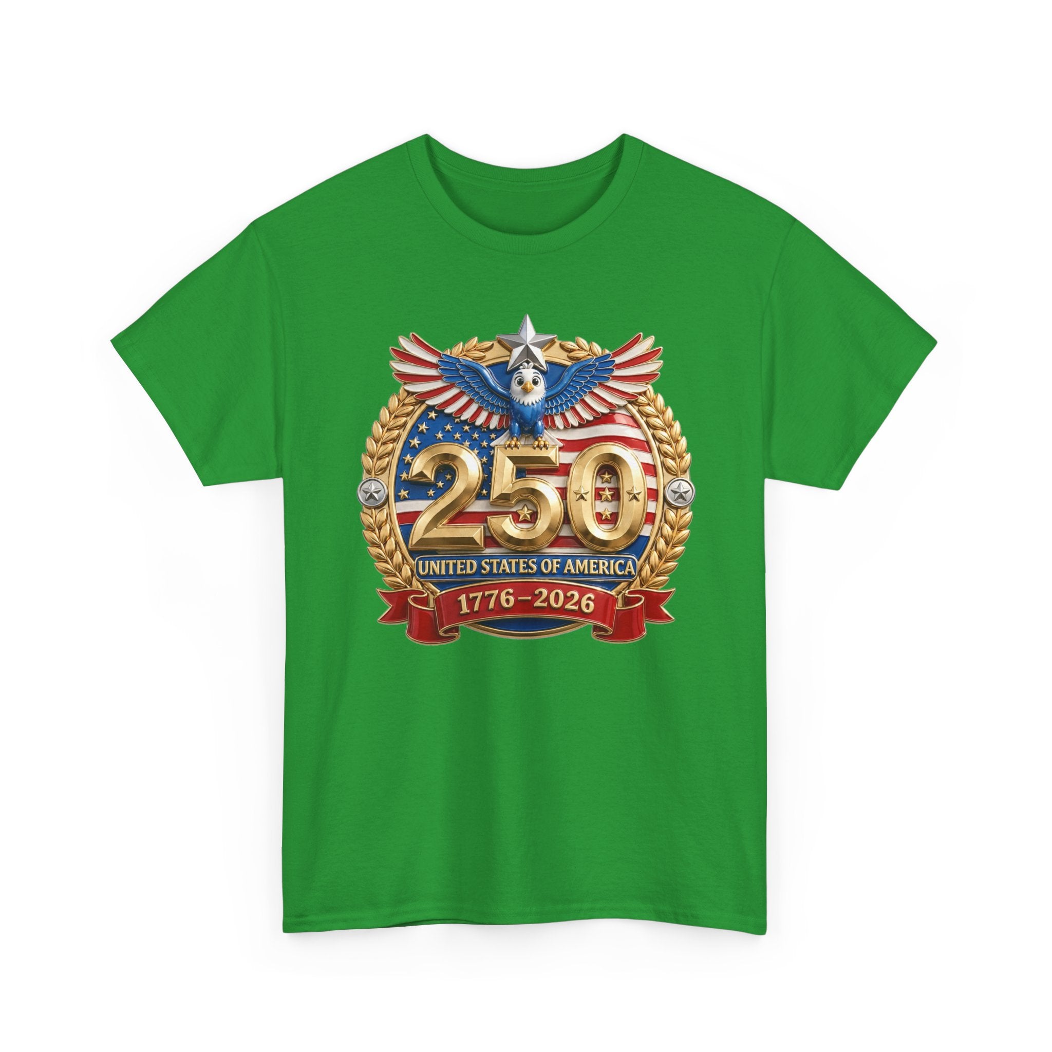 250th USA Anniversary T-Shirt – 1776–2026 Patriotic Eagle Emblem Tee
