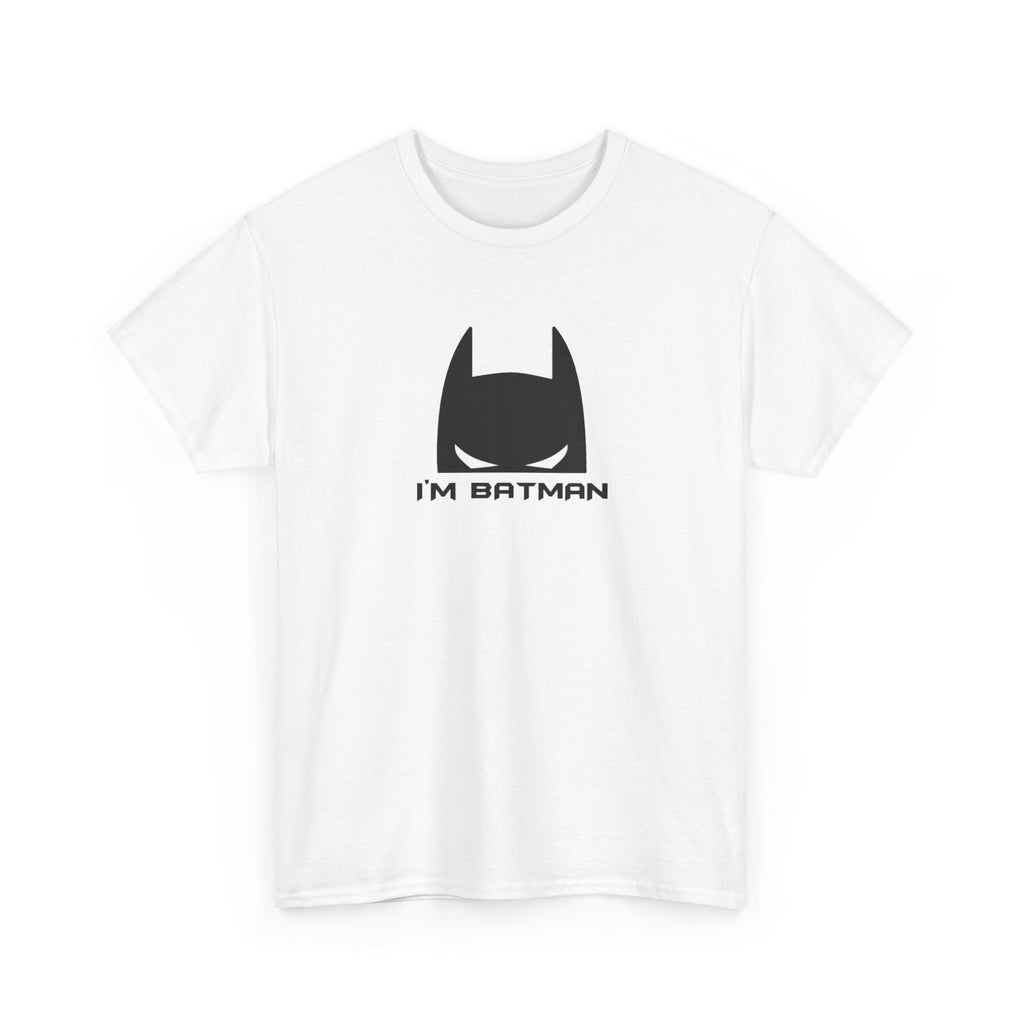 I'm Batman Graphic Tee — Funny Superhero Mask T-Shirt