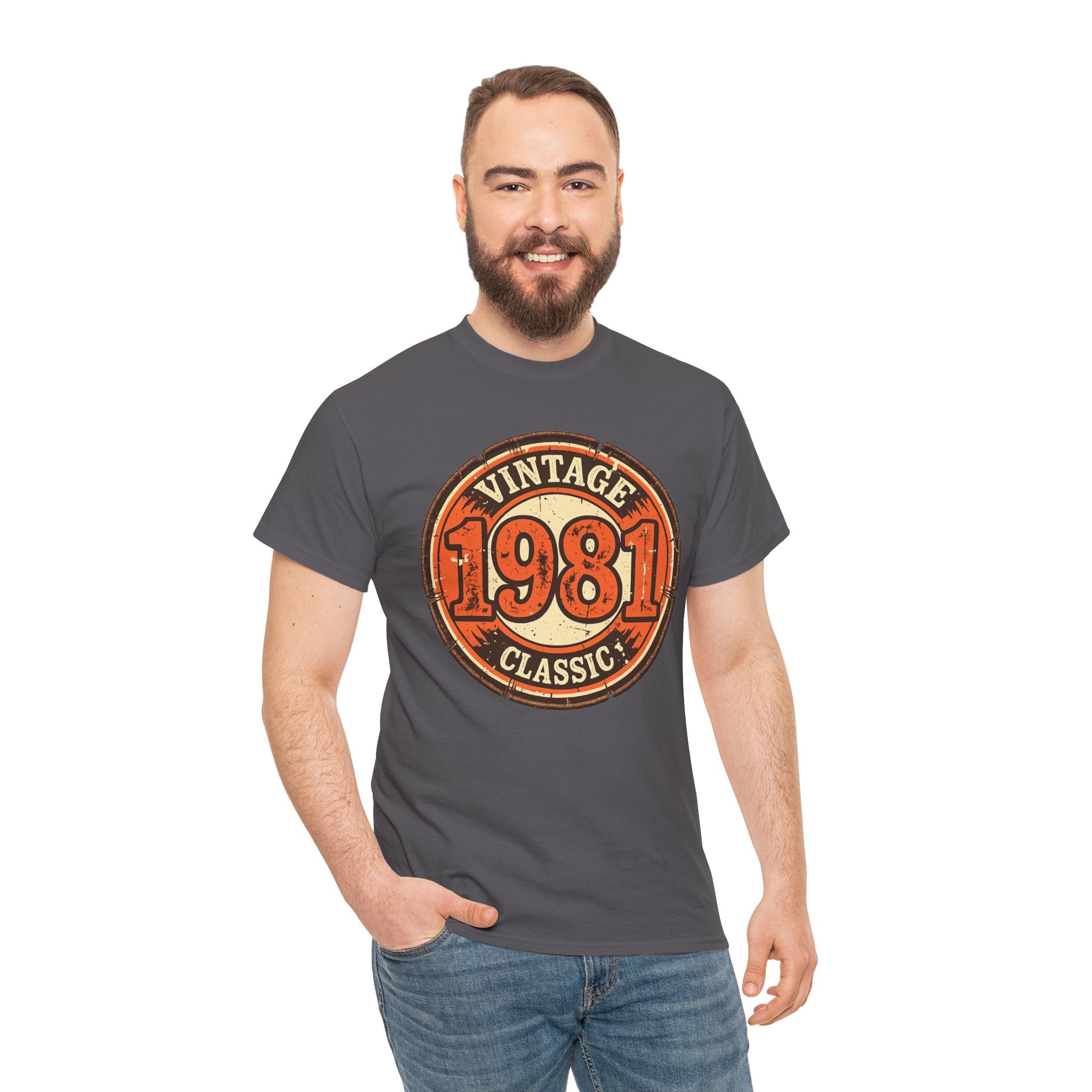 Vintage 1981 Classic T-Shirt — Retro Birthday Tee