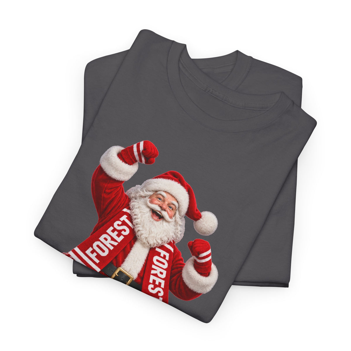 Nottingham Forest Santa Claus Dancing T‑Shirt — Vintage Christmas Holiday Tee