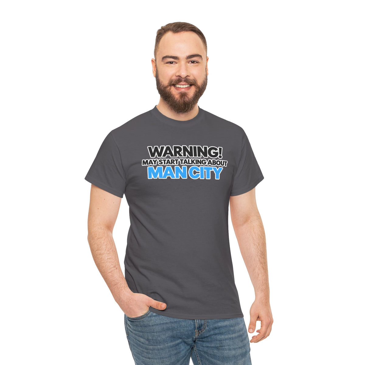 Manchester City Warning! May Start Talking About Man City T‑Shirt