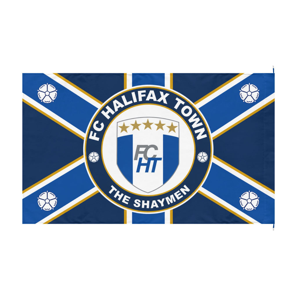 FC Halifax Town Double-Sided Supporter Flag — The Shaymen Club Banner