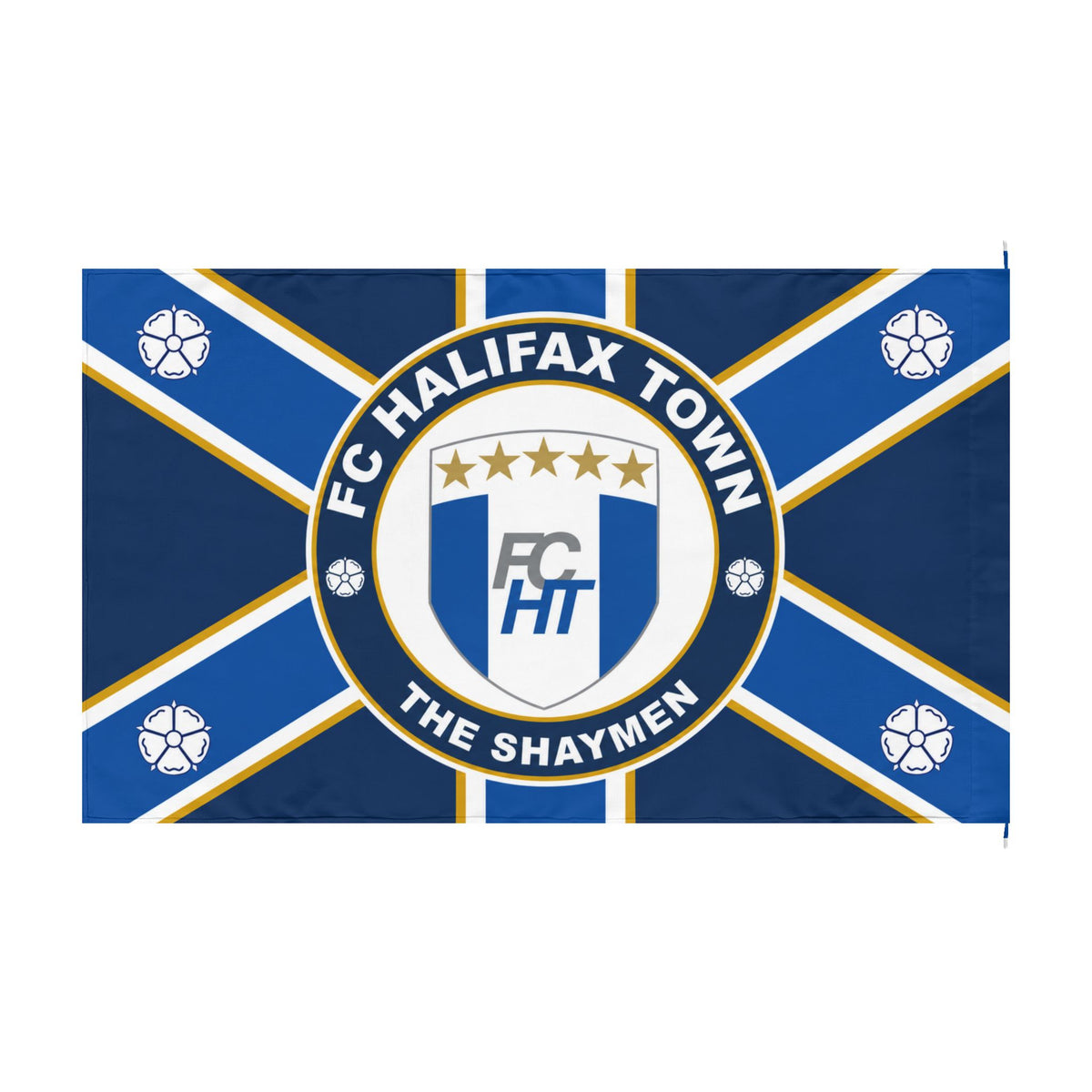 FC Halifax Town Double-Sided Supporter Flag — The Shaymen Club Banner