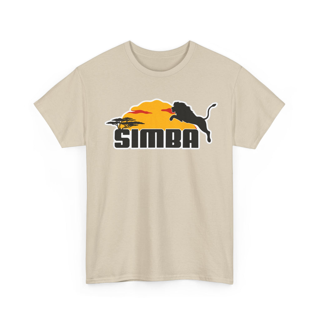 Simba Sunset Graphic Tee — Lion Silhouette Safari T-Shirt