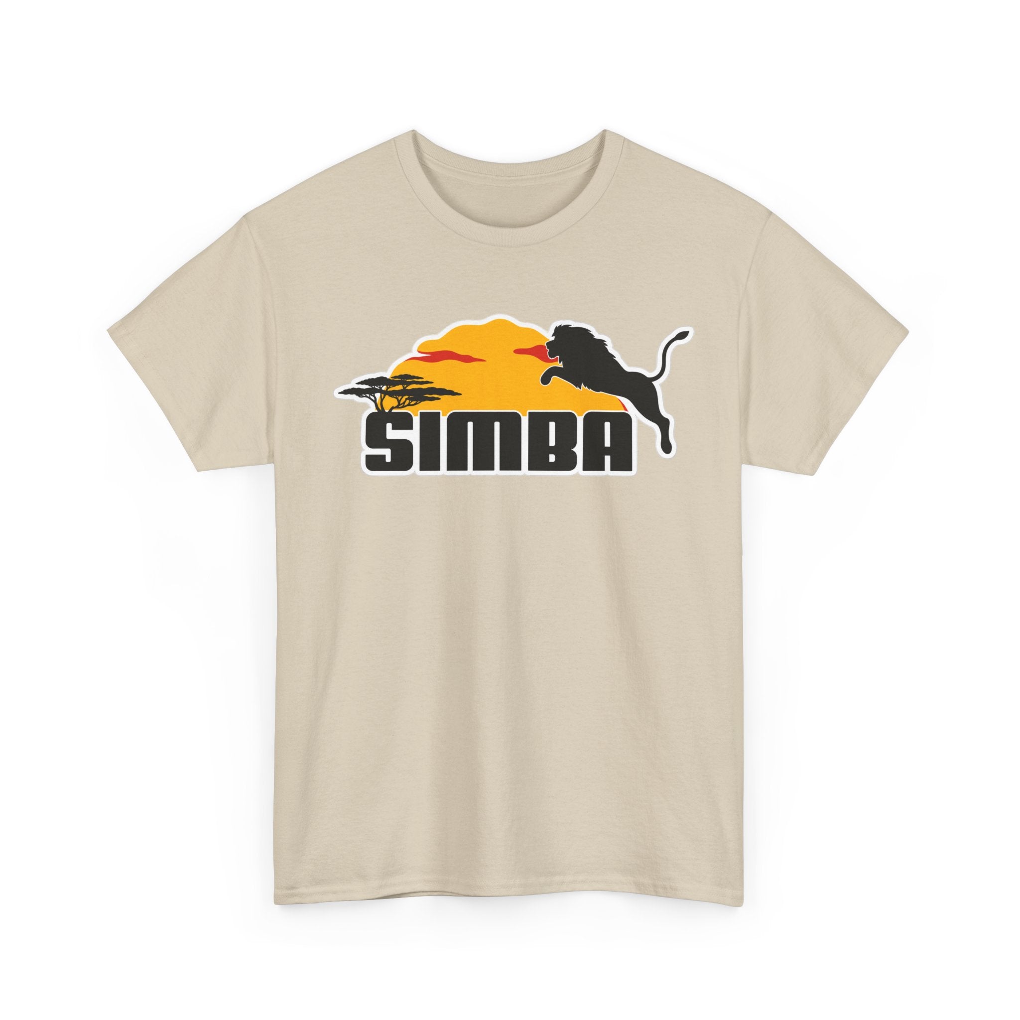 Simba Sunset Graphic Tee — Lion Silhouette Safari T-Shirt
