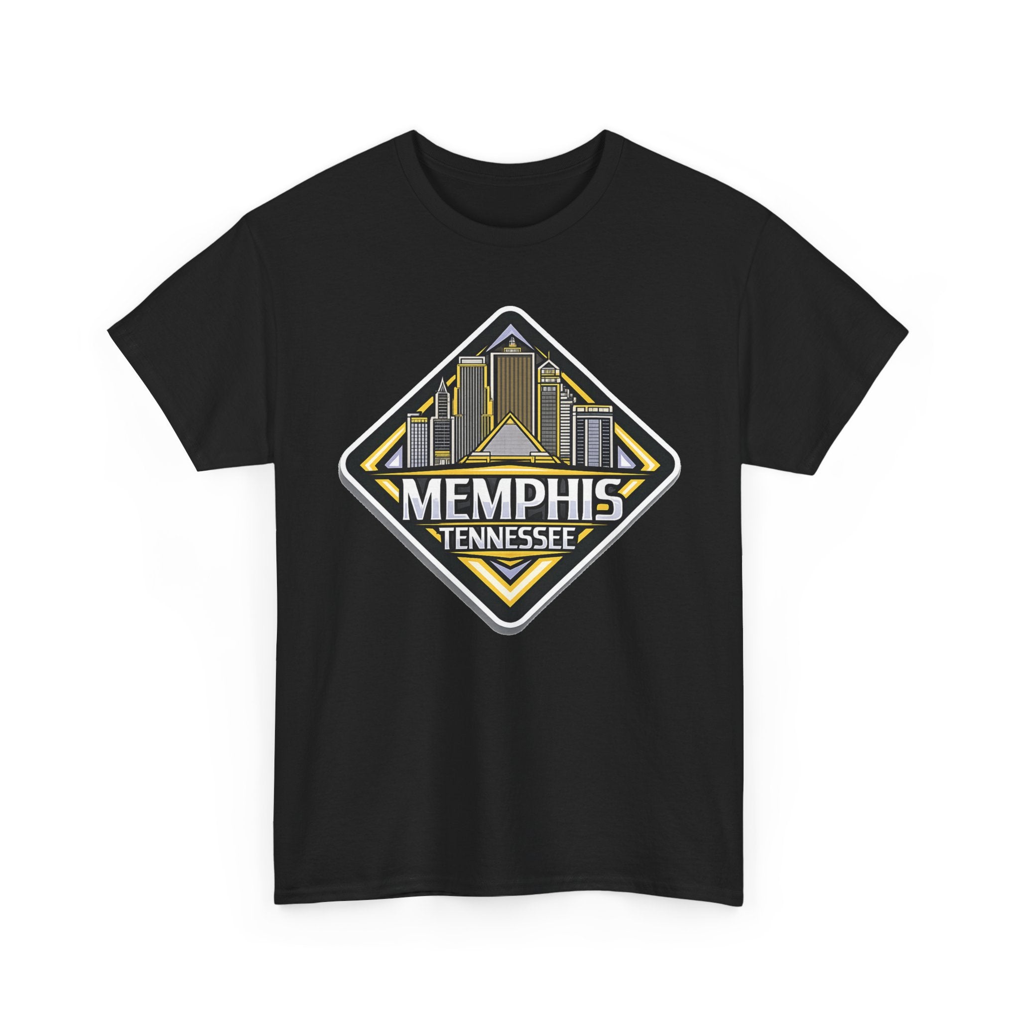 Memphis Tennessee Skyline T‑Shirt — Retro City Badge Tee