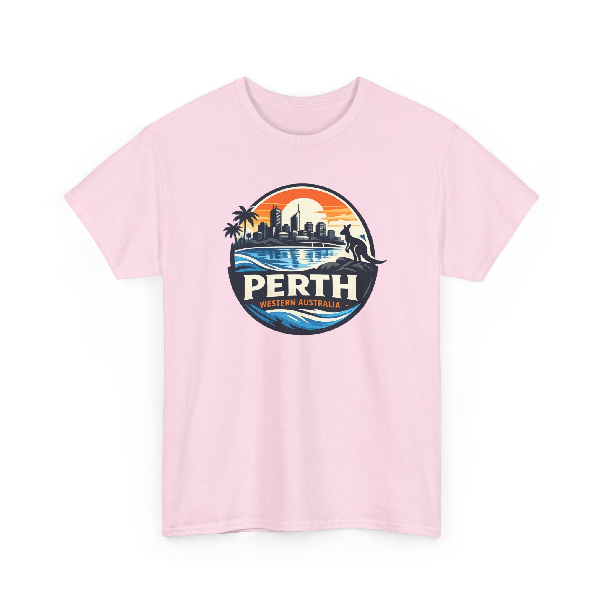 Perth Sunset Graphic Tee — Western Australia Beach Skyline T-Shirt