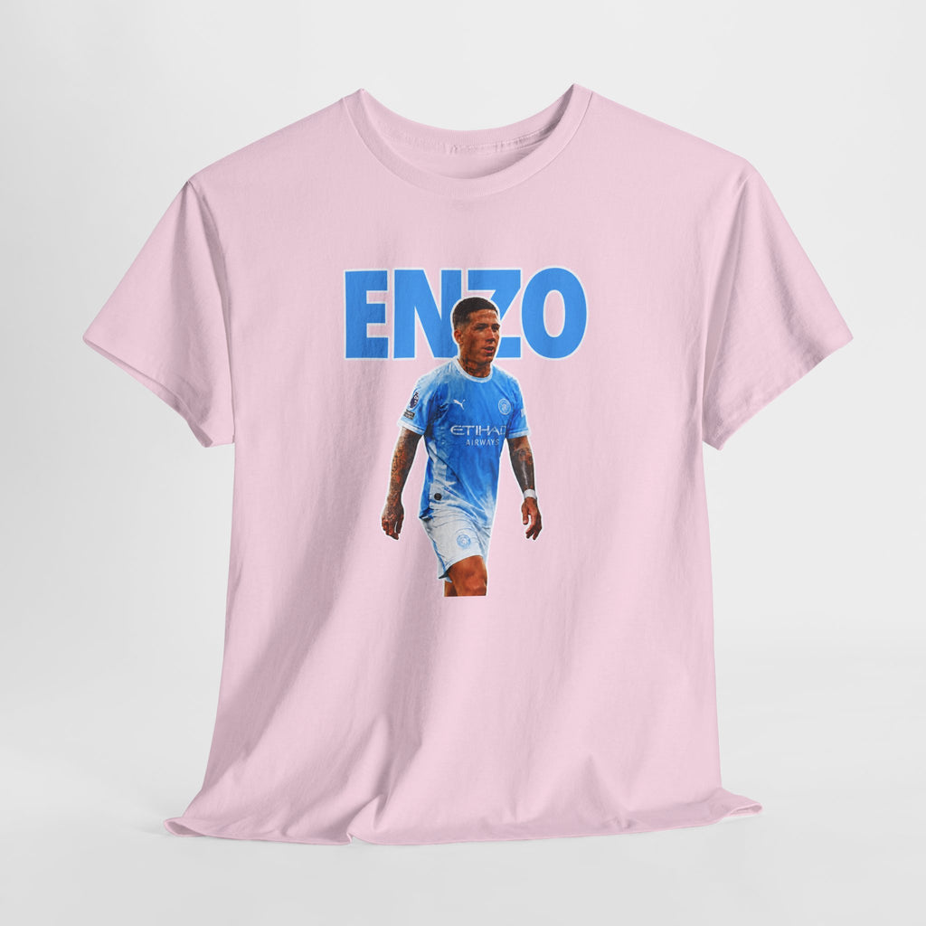 Enzo Fernandez Manchester City Inspired Cotton T-Shirt