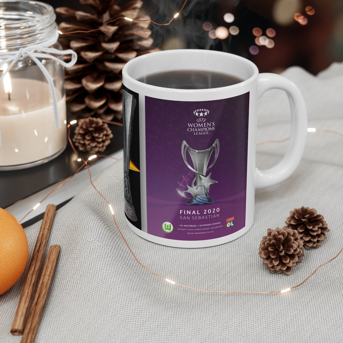 2020 UEFA Finals Programme Covers Inspried Ceramic Mug — (11oz & 15oz)