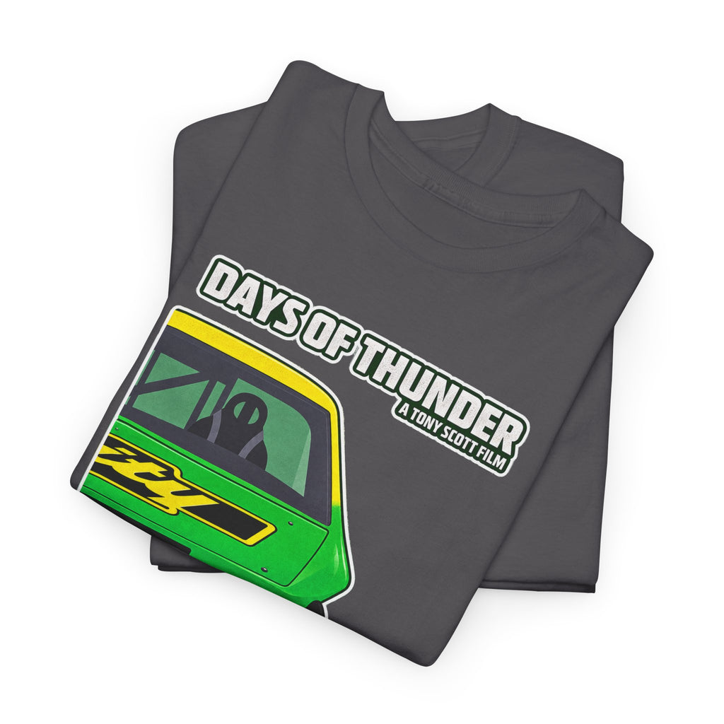 Days of Thunder Racing Car T‑Shirt — Retro Green Muscle Car Tee