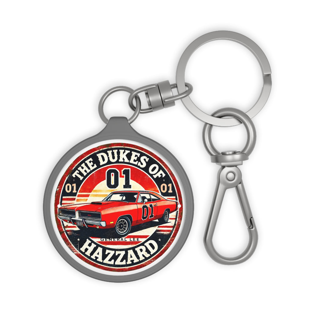 Dukes of Hazzard '01' General Lee Keyring Tag